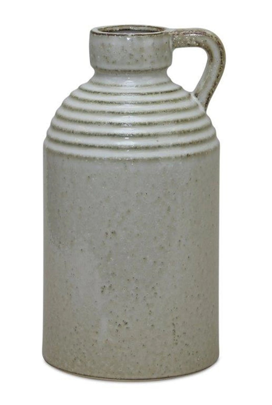 Rustic Terracotta Jug Vase 12"