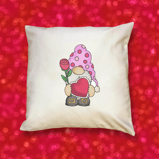 Love Gnome Valentine Pillow Cover