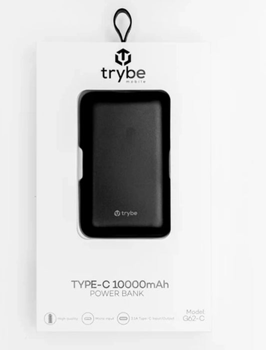 Trybe Dual 10000mAh Usb-A + Usb-C Power Bank