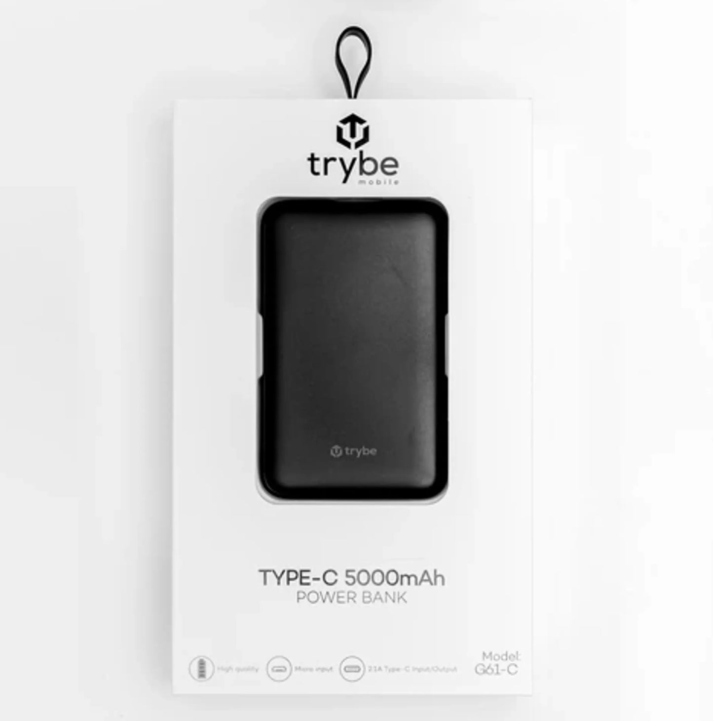 Trybe Dual 10000mAh Usb-A + Usb-C Power Bank