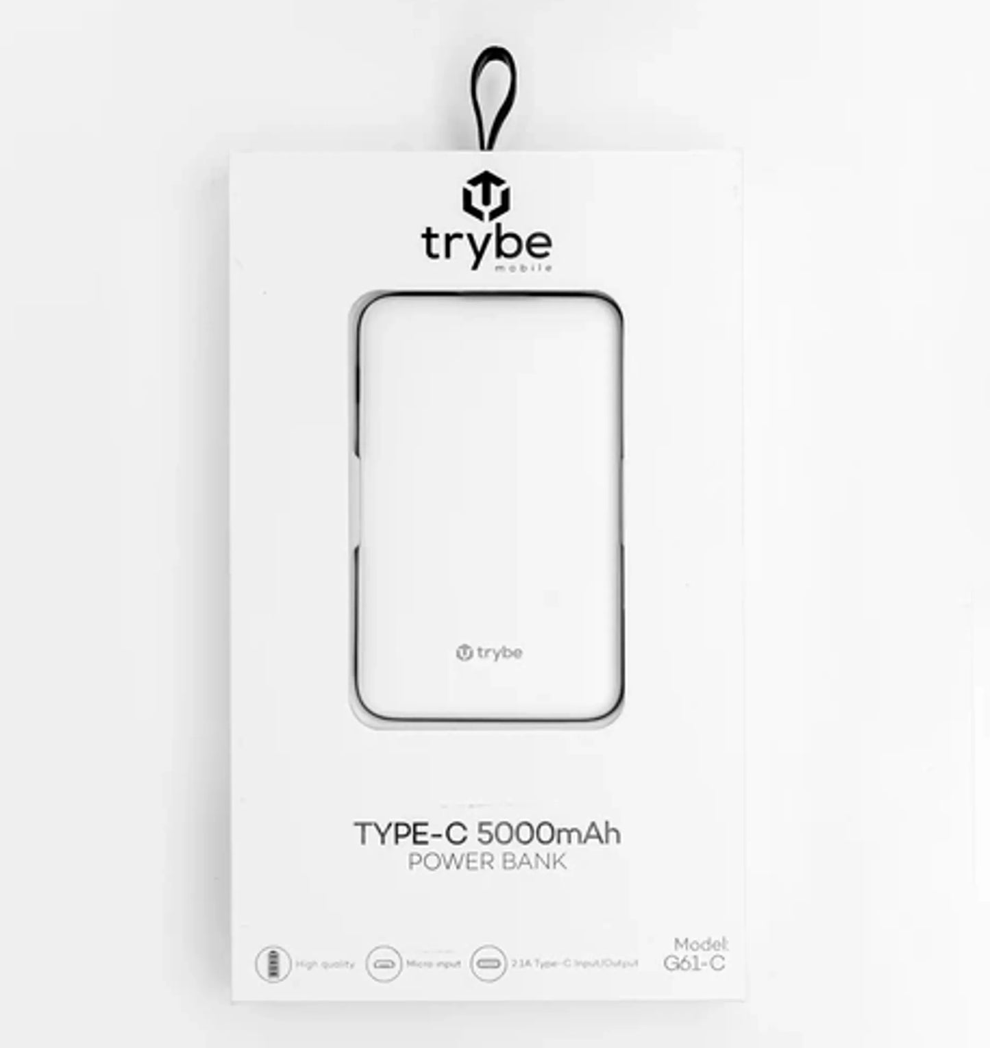 Trybe Dual 10000mAh Usb-A + Usb-C Power Bank