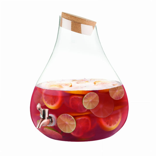 Pearl Glass Beverage Dispenser By Twine